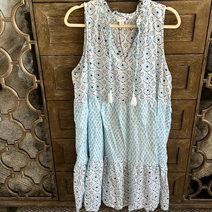Jcrew factory tiered swim cover up size XL